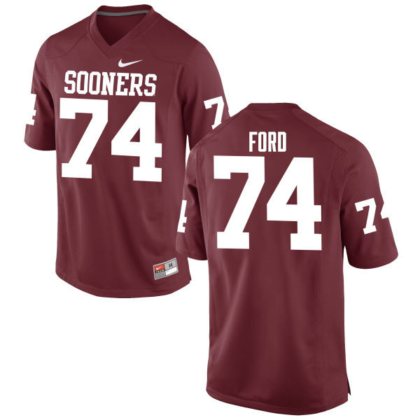 Men Oklahoma Sooners #74 Cody Ford College Football Jerseys Game-Crimson - Click Image to Close